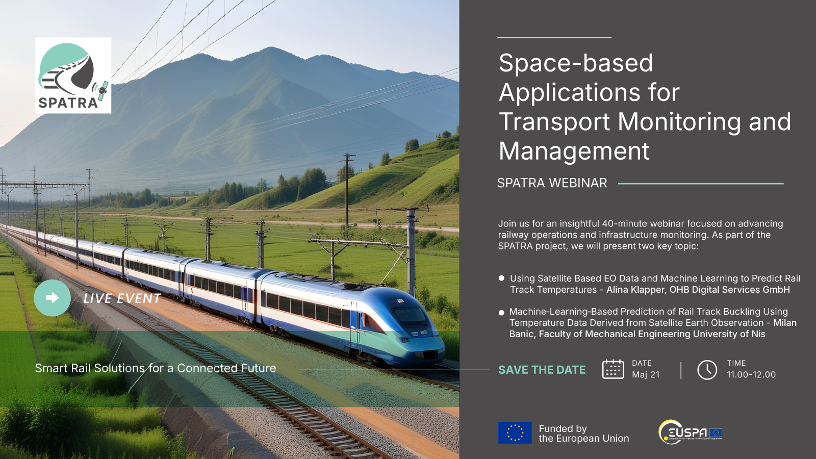 webinar-rail SPATRA webinar on Rail Workstream